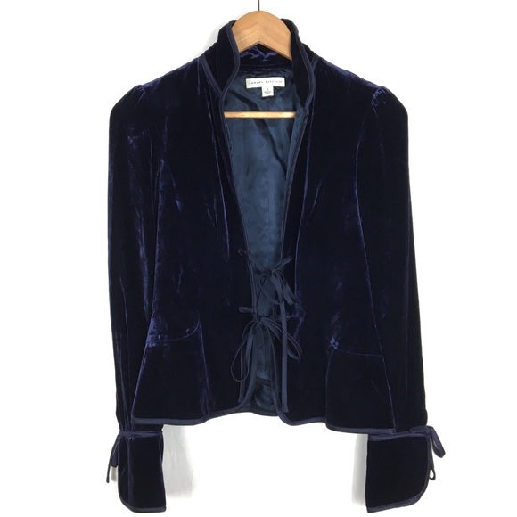 Banana Republic Jackets & Blazers - Banana Republic size 4 silk velvet Victorian jacket blazer Edwardian academia